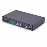 StarTech.com 4-Port KM Switch w/ Mouse Switching, USB 3.0 Keyboard/Mouse Switcher for 4 Computers, 3.5mm and USB Audio, TAA Compliant - Alternate view 6