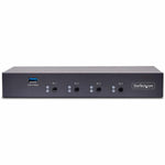StarTech.com 4-Port KM Switch w/ Mouse Switching, USB 3.0 Keyboard/Mouse Switcher for 4 Computers, 3.5mm and USB Audio, TAA Compliant - Alternate view 7