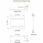 StarTech.com 1U Server Rack Cabinet Shelf - Fixed 16' Deep Cantilever Rackmount Tray for 19' Data/AV/Network Enclosure w/Cage Nuts, Screws - Alternate view 7