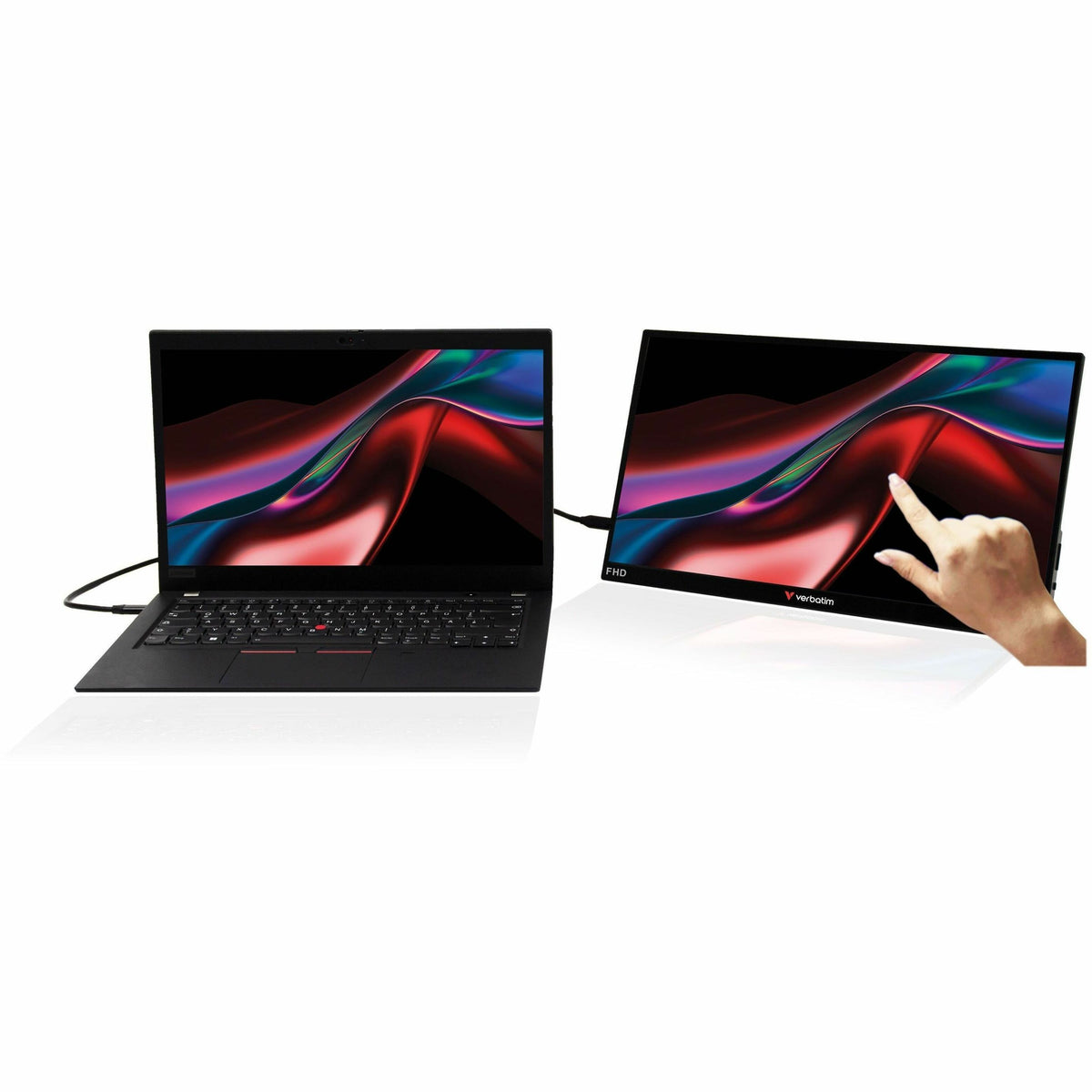 Verbatim PMT-14 14' Class LCD Touchscreen Monitor - 16:9 - 6 ms