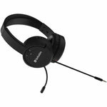 Verbatim Wired On-ear, Over-the-head Stereo Headset - Black - Right view