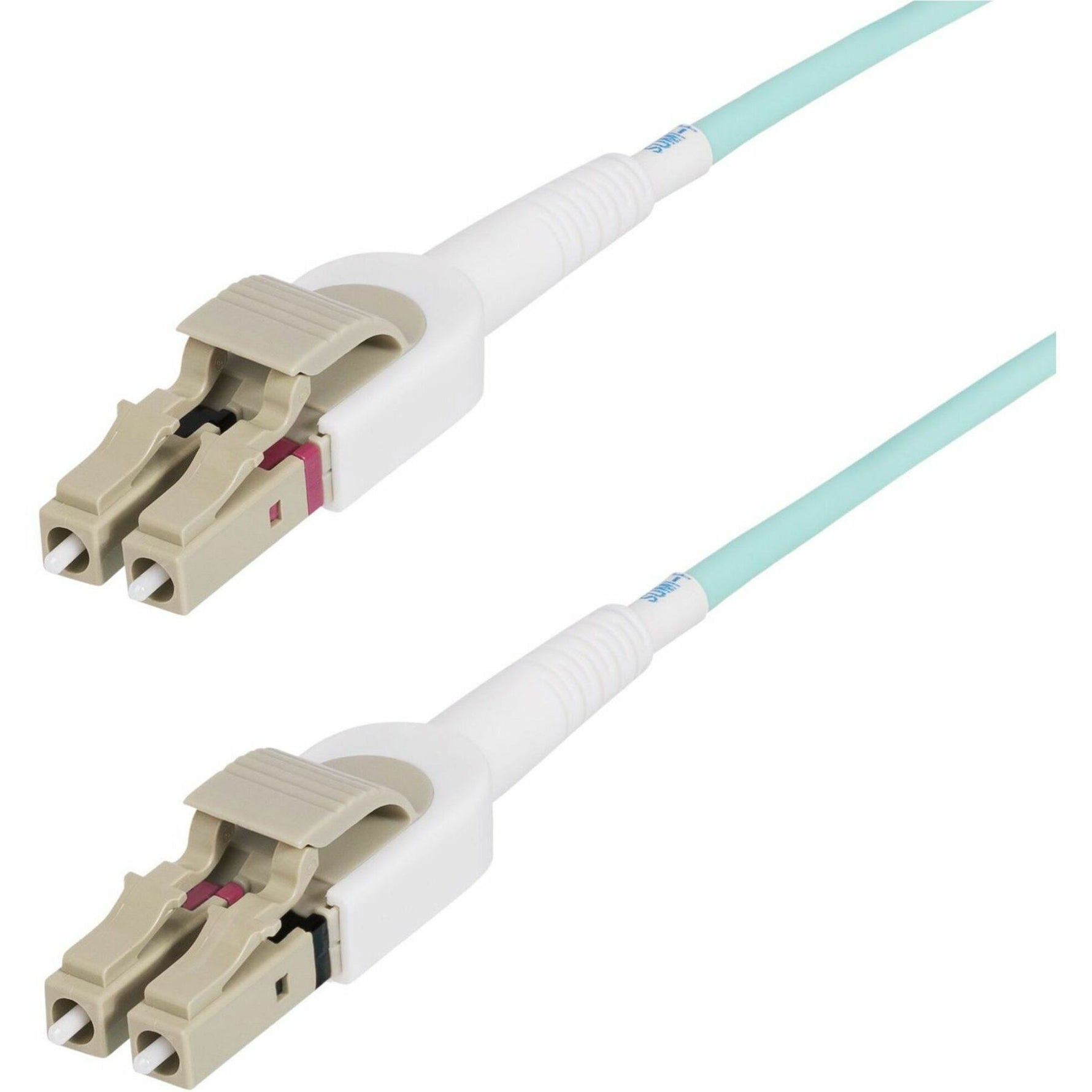 StarTech.com 5m (16.4ft) LC to LC (UPC) OM4 Switchable Fiber Optic Cable 50/125, 100G, Toolless Polarity Switching, LSZH Fiber Jumper Cord