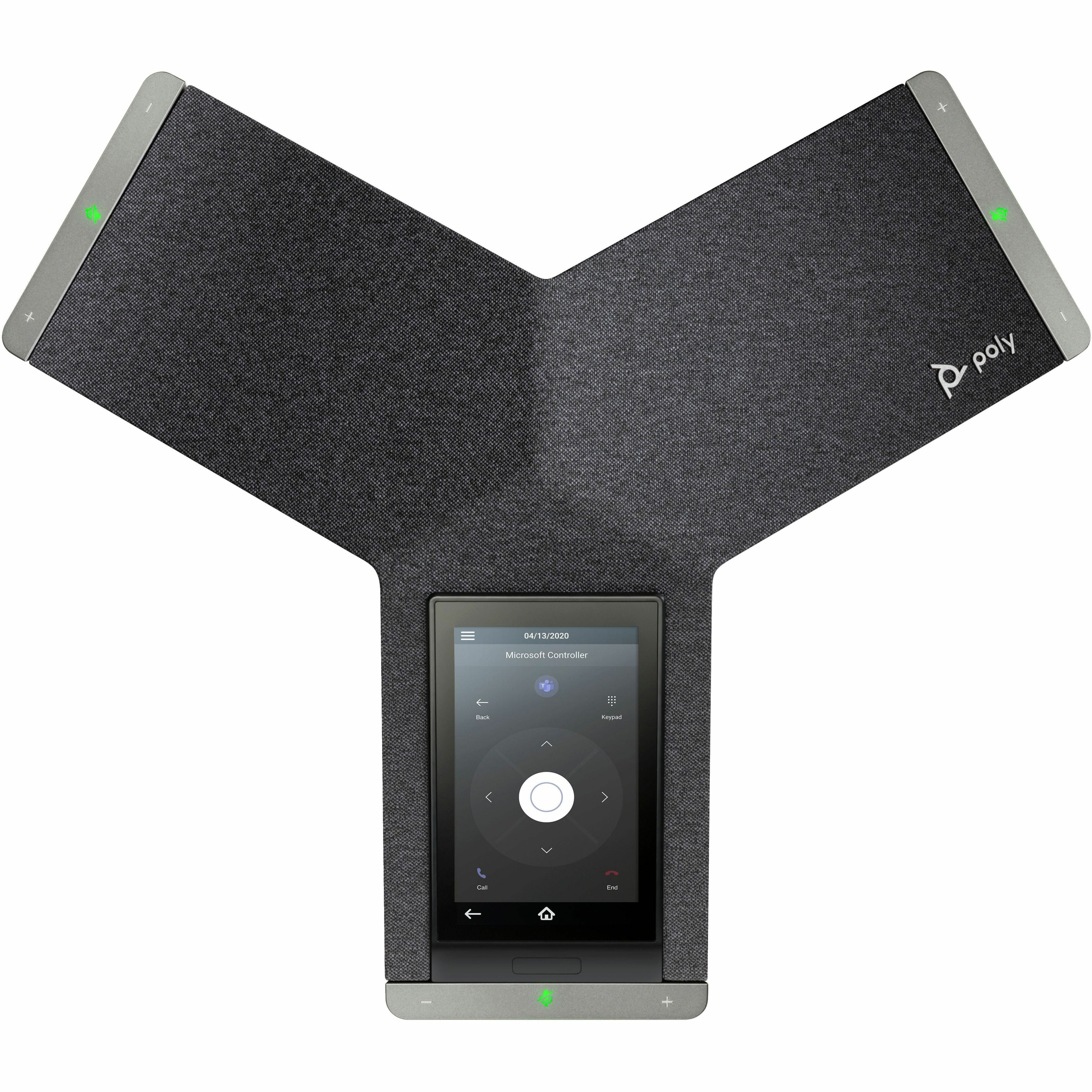 Poly Trio C60 IP Conference Station - Corded/Cordless - Wi-Fi, Bluetooth - 5 Multiple Conferencing - Black - Alternate view 6