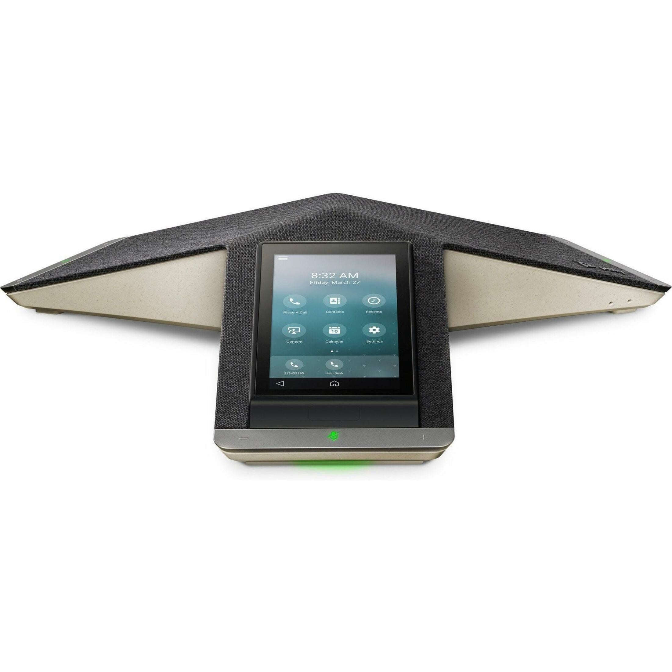 Poly Trio C60 IP Conference Station - Corded/Cordless - Bluetooth, Wi-Fi - 5 Multiple Conferencing - Tabletop - Black