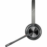 Poly Voyager 4300 UC 4320 Wired/Wireless On-ear, Over-the-head Stereo Headset - Black - Left view