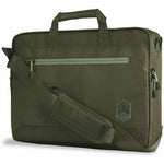 STM Goods Eco Carrying Case (Briefcase) for 38.1 cm (15') to 40.6 cm (16') Notebook - Olive - Left view