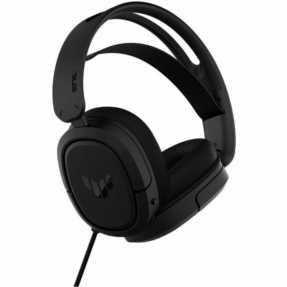 TUF Gaming H1 Wireless Over-the-head Stereo Gaming Headset - Black - Left view