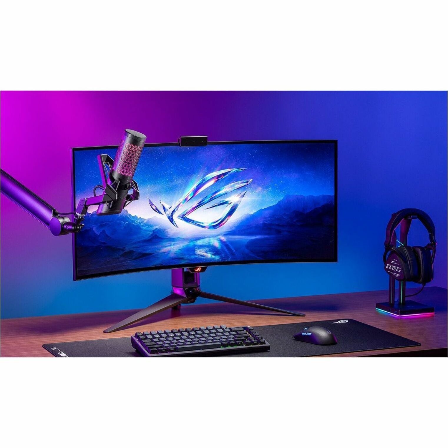 Asus ROG Carnyx Wired Condenser Microphone for Gaming, Studio, Recording, Podcasting, Live Streaming - Black - Alternate view 10