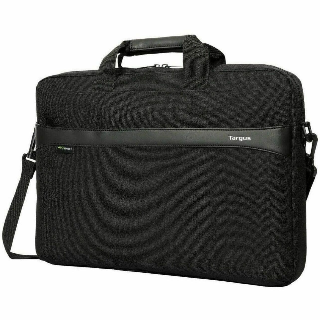 Targus GeoLite EcoSmart TBS576GL Carrying Case (Slipcase/Briefcase) for 33 cm (13') to 35.6 cm (14') Notebook, Smartphone, Accessories - Black - Left view