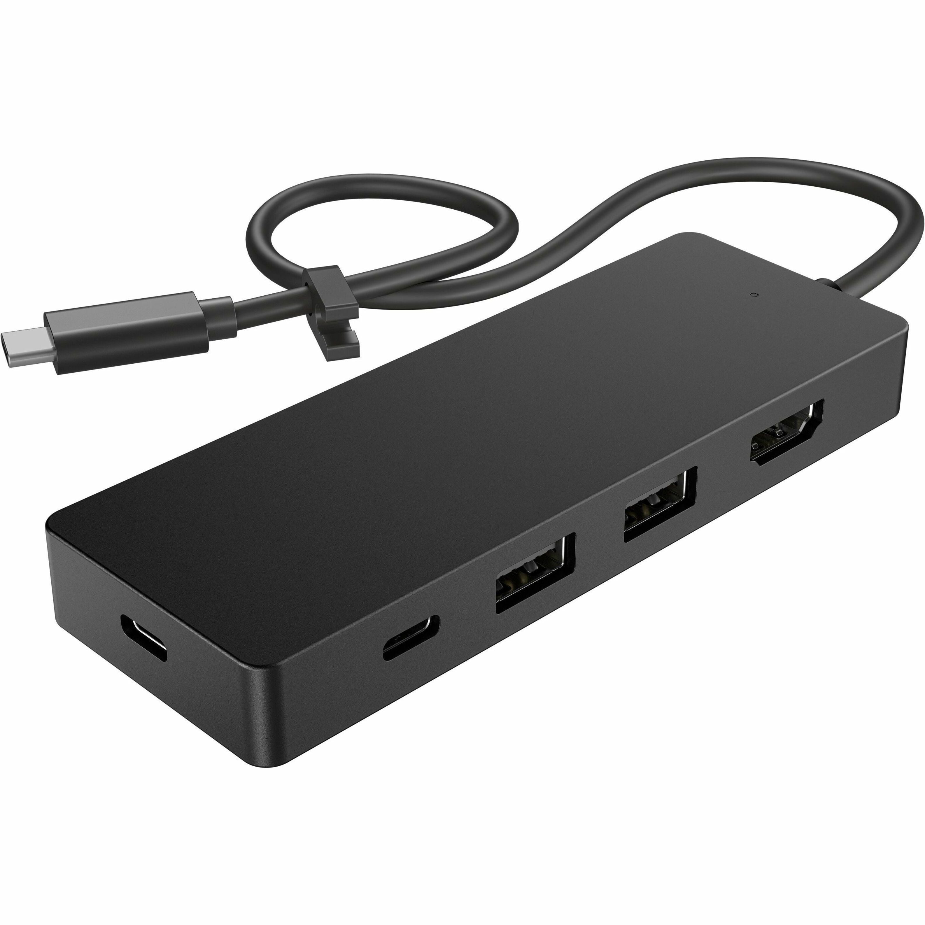 HP USB Type C Rugged Docking Station for Monitor, Notebook - Charging Capability - 90 W - Portable