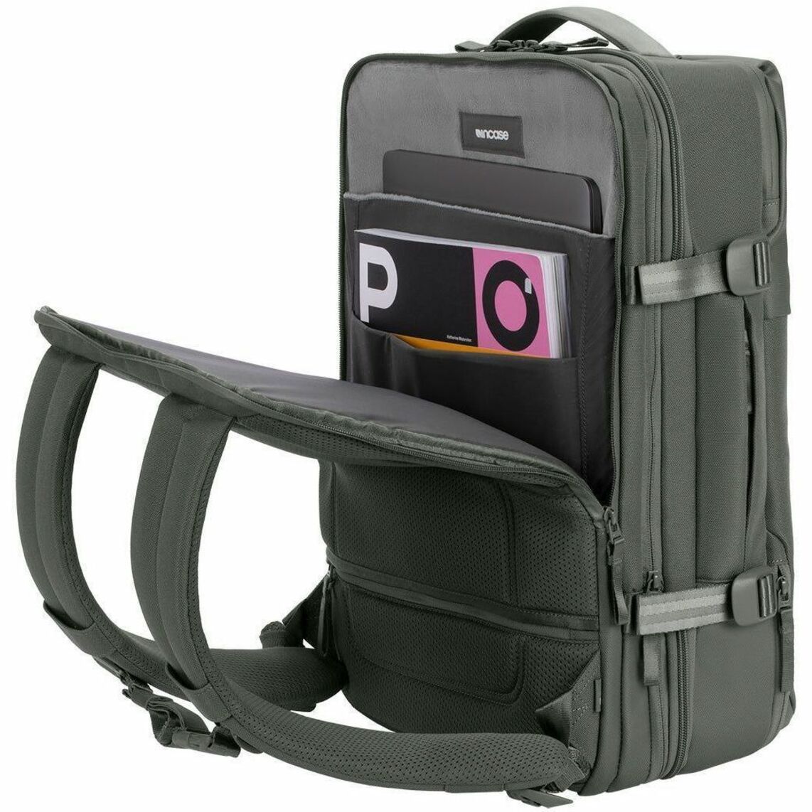 Incase A.R.C. Carrying Case (Backpack) for 40.6 cm (16') Apple MacBook Pro - Smoked Ivy - Alternate view 9