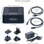 StarTech.com 1:1 M.2 NVMe Drive Duplicator, 90GBpm Standalone M.2 SSD Cloner/Copier, USB-C 3.2 20Gbps M.2 Dual-Bay Drive Docking Station - Alternate view 6
