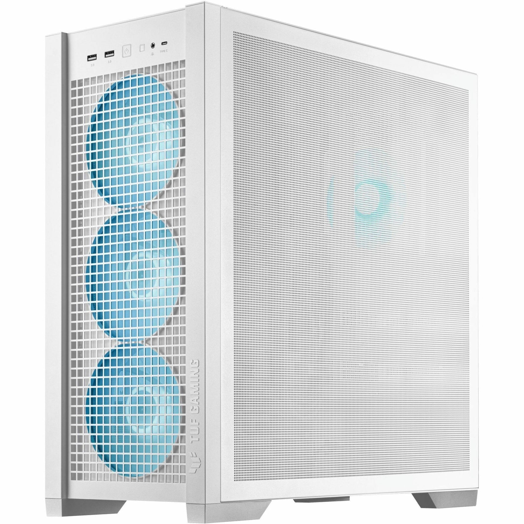 TUF TUF Gaming GT302 ARGB Gaming Computer Case - EATX, ATX Motherboard Supported - Mid-tower - Tempered Glass, Mesh, ABS Plastic, Steel - White - Alternate view 14
