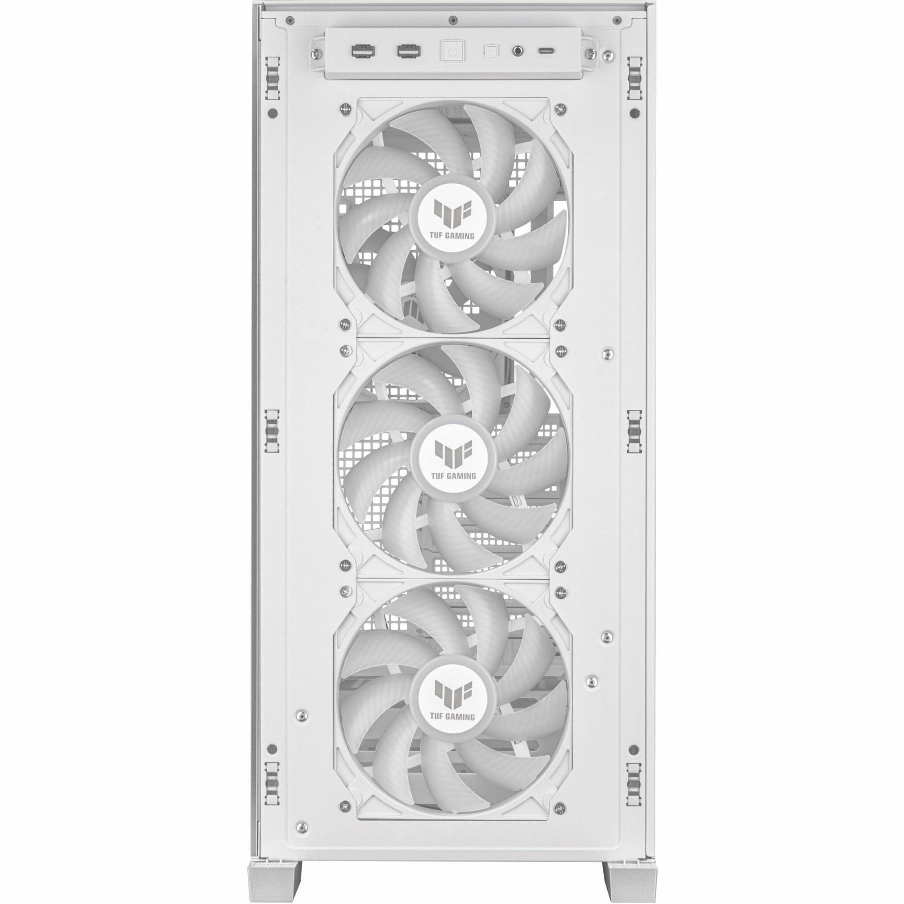 TUF TUF Gaming GT302 ARGB Gaming Computer Case - EATX, ATX Motherboard Supported - Mid-tower - Tempered Glass, Mesh, ABS Plastic, Steel - White - Alternate view 10