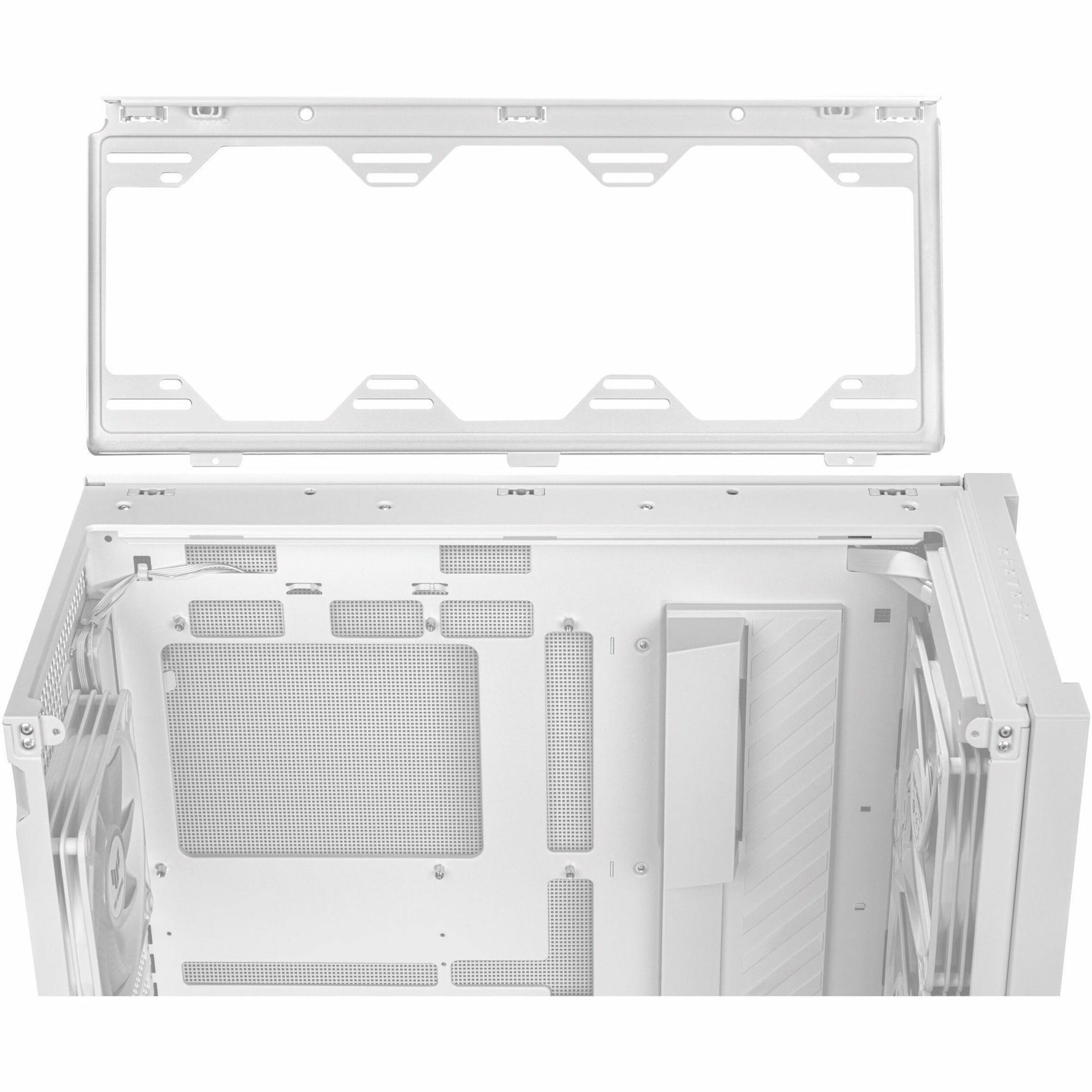 TUF TUF Gaming GT302 ARGB Gaming Computer Case - EATX, ATX Motherboard Supported - Mid-tower - Tempered Glass, Mesh, ABS Plastic, Steel - White - Alternate view 8