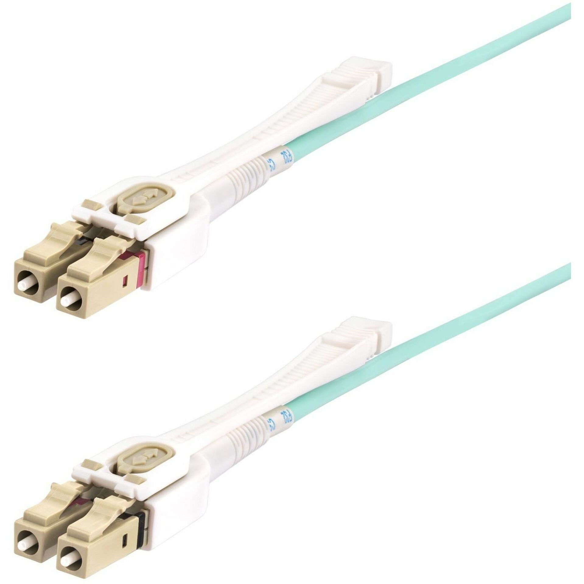 StarTech.com 4m (13ft) LC (UPC) OM4 Multimode Fiber Optic Cable w/Push Pull Tabs, 50/125, 100G, Low Insertion Loss, LSZH Fiber Jumper Cord