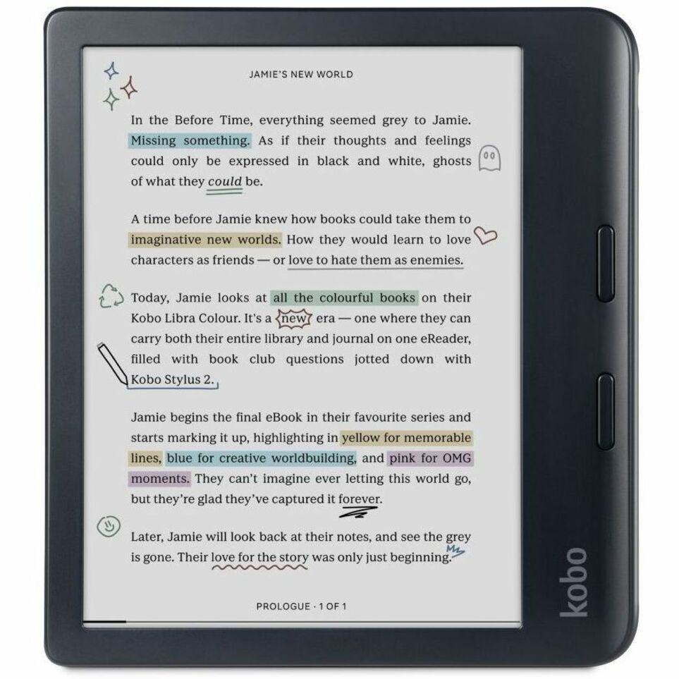 Kobo Libra Colour Digital Text Reader - Black