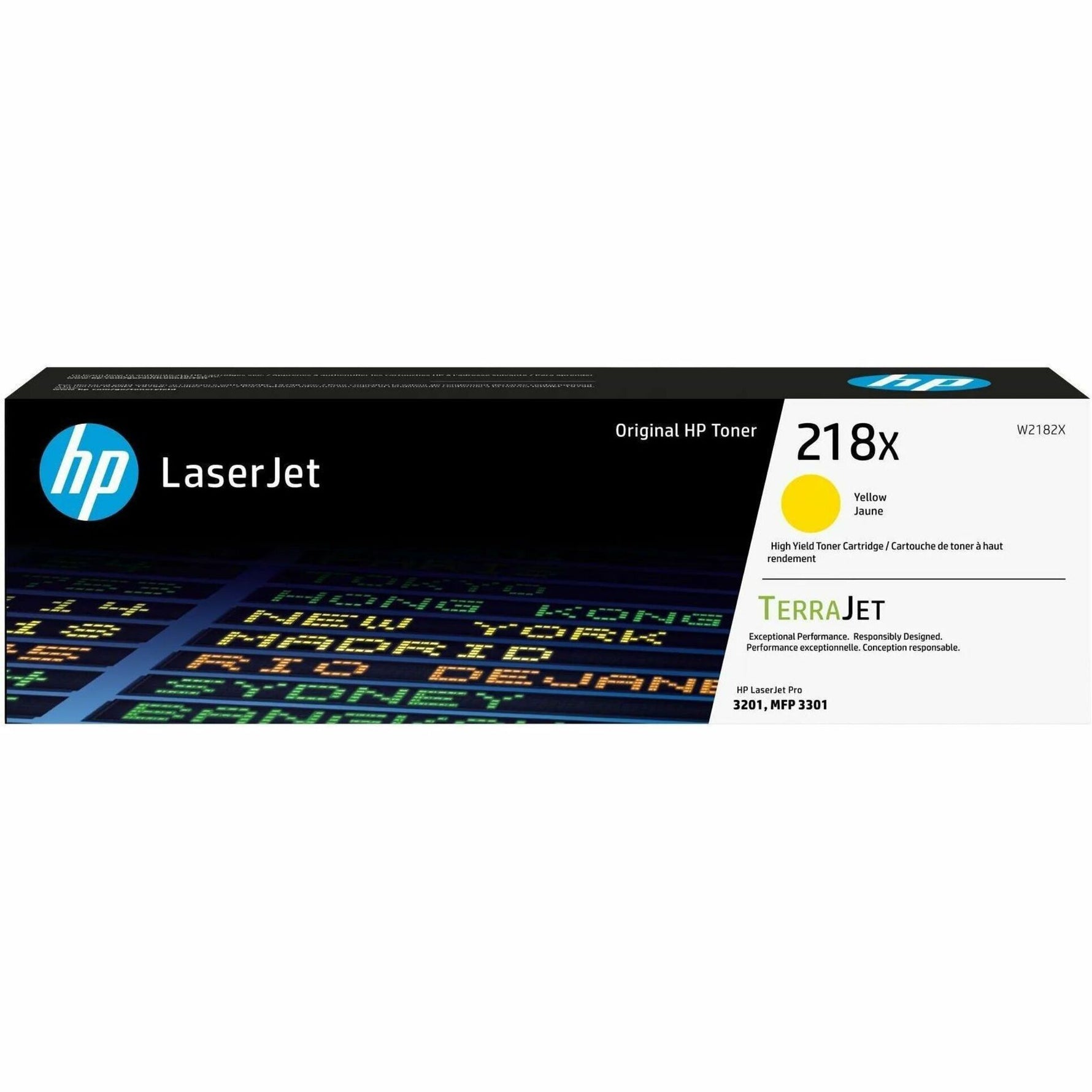 HP 218X Original High Yield Laser Toner Cartridge - Yellow - 1 Each