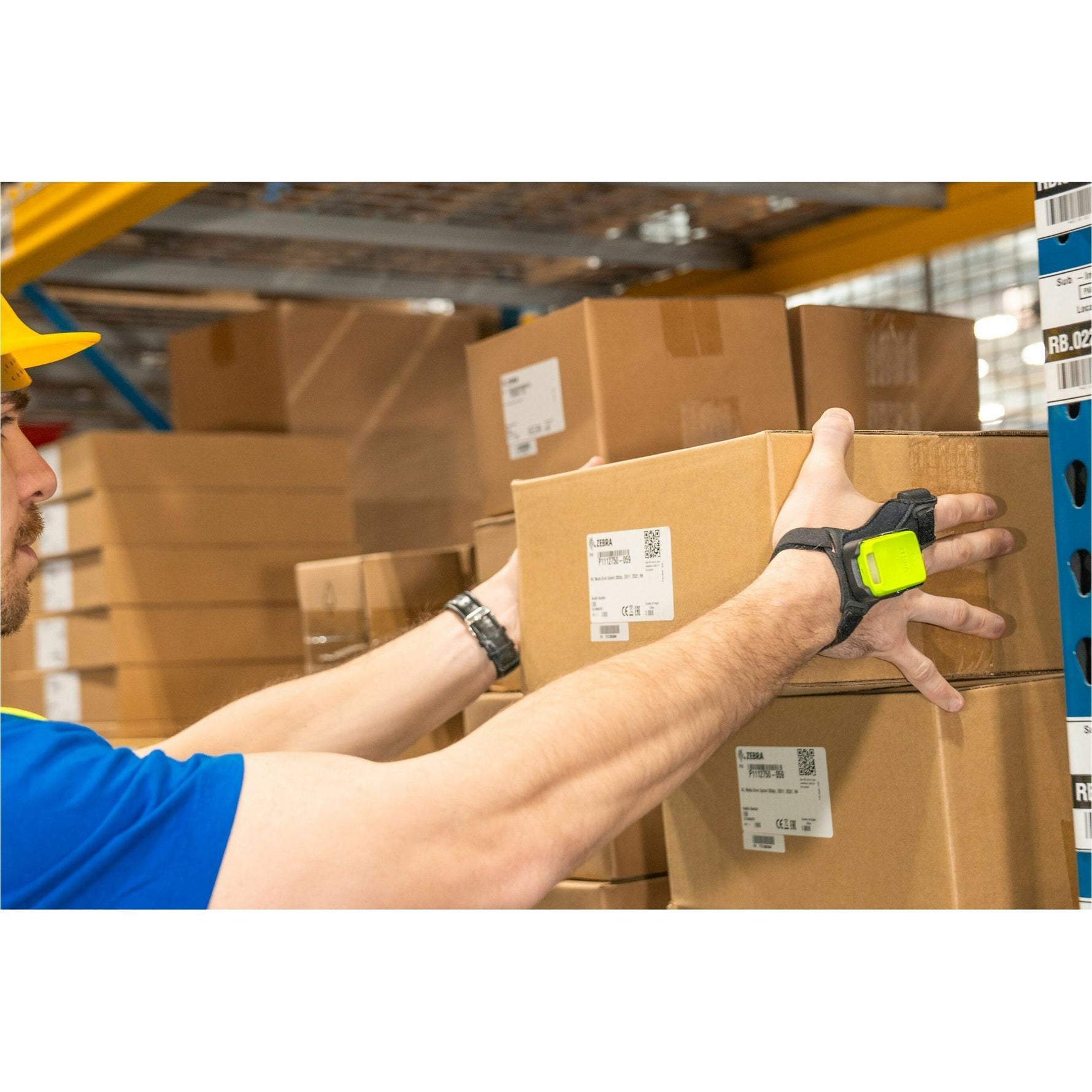Zebra RS2100 Rugged Transportation, Logistics, Sorting, Inventory, Hospitality, Picking, ... Wearable Barcode Scanner - Wireless Connectivity - Alternate view 10
