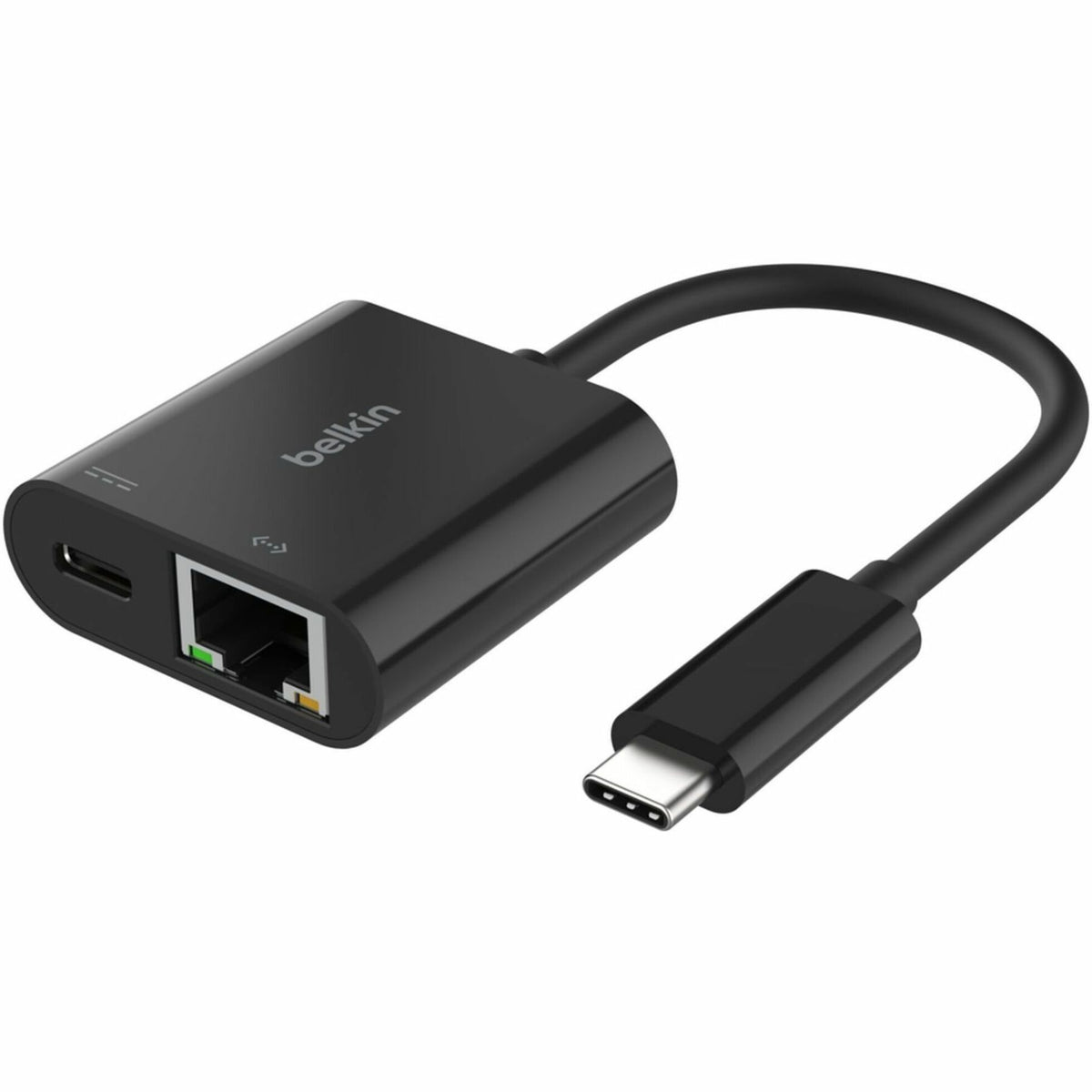 Belkin Connect Ethernet Adapter for MacBook, iPad Pro, MacBook Pro, Workstation - Portable - Black