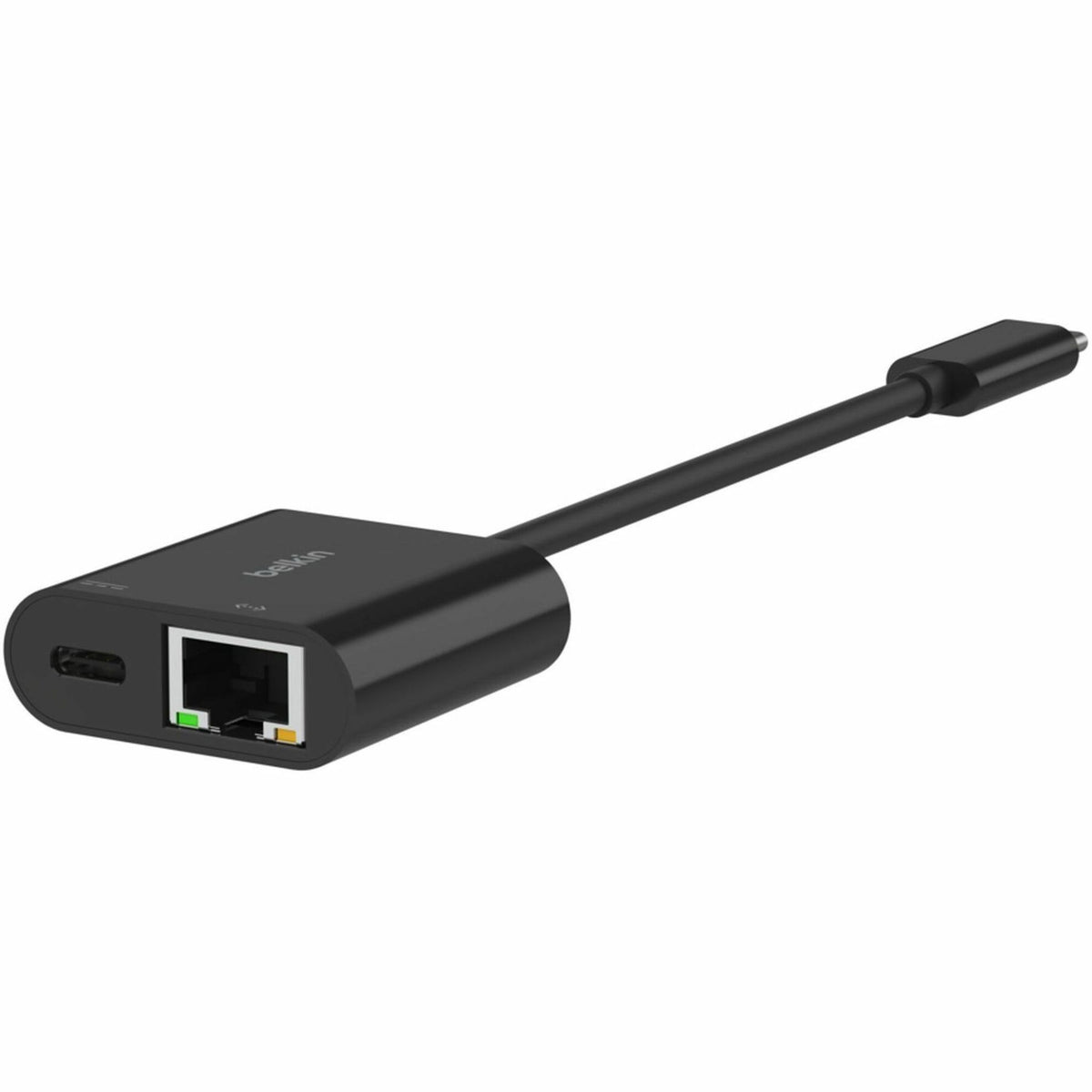 Belkin Connect Ethernet Adapter for MacBook, iPad Pro, MacBook Pro, Workstation - Portable - Black