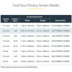 StarTech.com 12.5-inch 16:9 Flip-Up Privacy Screen with Touch, Anti-Glare Blue Light Filter, Laptop Monitor Screen Protector - Alternate view 6