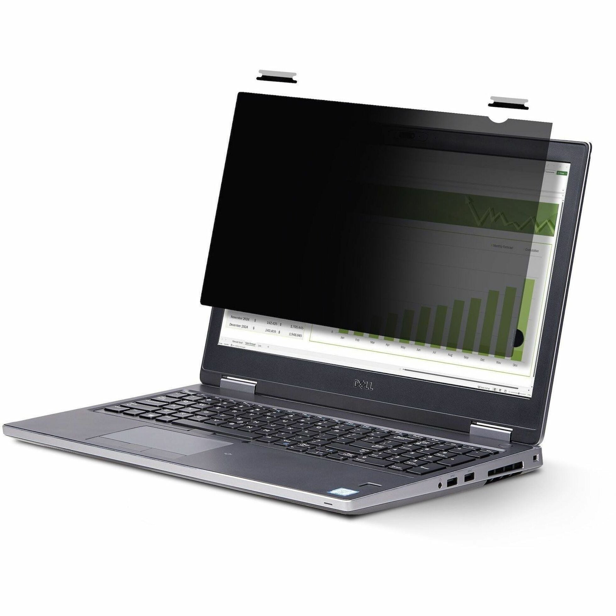 StarTech.com 17-inch 16:10 Flip-Up Privacy Screen with Touch, Anti-Glare Blue Light Filter, Laptop Monitor Screen Protector