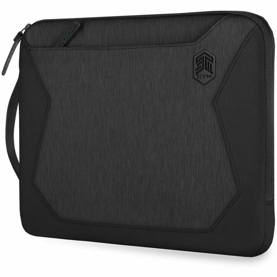 STM Goods Myth Carrying Case (Sleeve) for 38.1 cm (15') to 40.6 cm (16') Apple MacBook Pro - Magnet Black - Left view