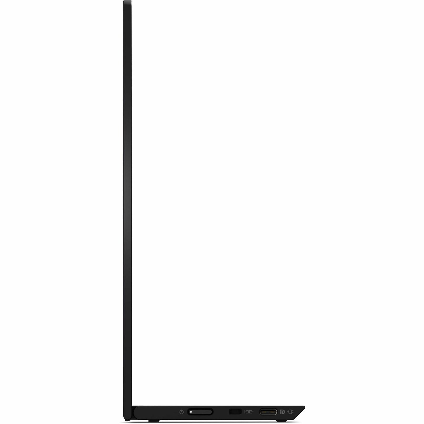 Lenovo ThinkVision M14t Gen2 14' Class LED Touchscreen Monitor - 16:10 - 6 ms - Left view