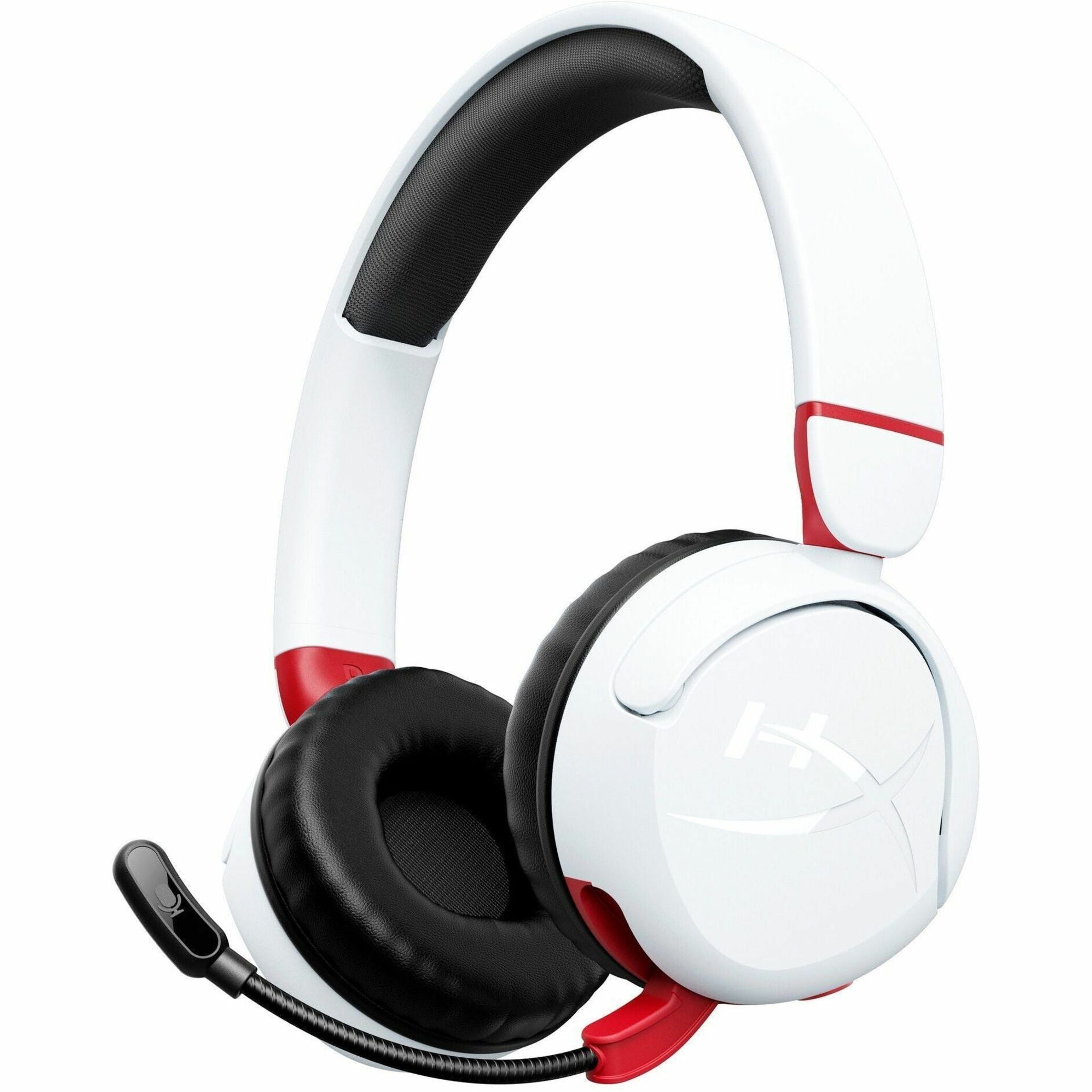 HyperX Cloud Mini Wired/Wireless Over-the-head, On-ear Stereo Gaming Headset - White - Bottom view