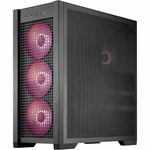 TUF Gaming GT302 ARGB Gaming Computer Case - EATX, ATX Motherboard Supported - Mid-tower - Tempered Glass, Mesh - Black - Left view