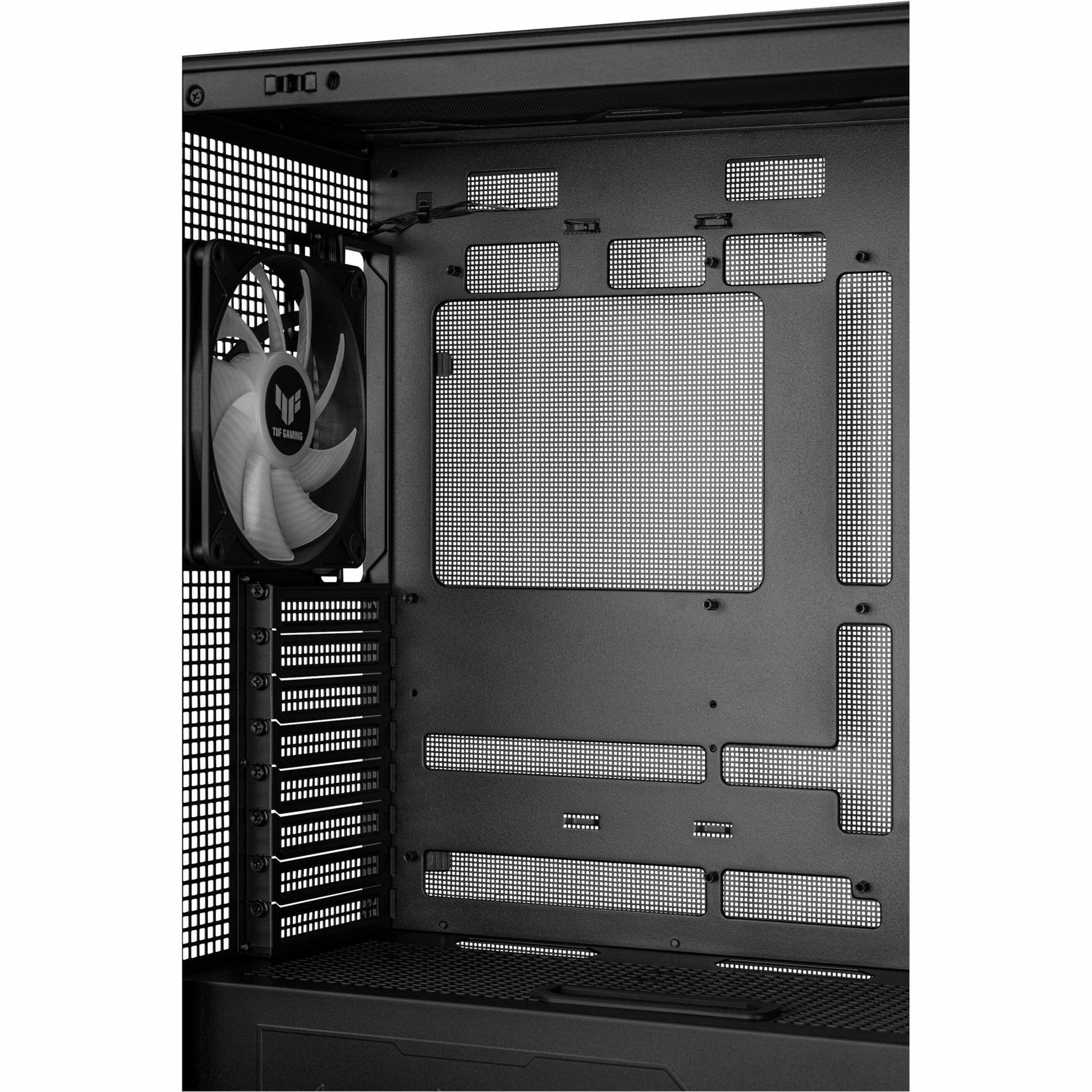 TUF Gaming GT302 ARGB Gaming Computer Case - EATX, ATX Motherboard Supported - Mid-tower - Tempered Glass, Mesh - Black - Alternate view 7