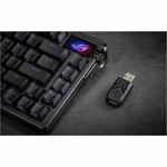 Asus ROG Azoth Extreme Gaming Keyboard - Wired/Wireless Connectivity - USB 2.0 Interface - RGB LED - Alternate view 11