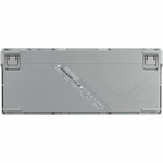 Asus ROG Azoth Gaming Keyboard - Wired/Wireless Connectivity - USB 2.0 Interface - RGB LED - White - Bottom view