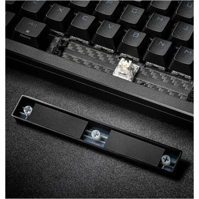 Asus ROG Azoth Extreme Gaming Keyboard - Wired/Wireless Connectivity - USB 2.0 Interface - RGB LED - Alternate view 11