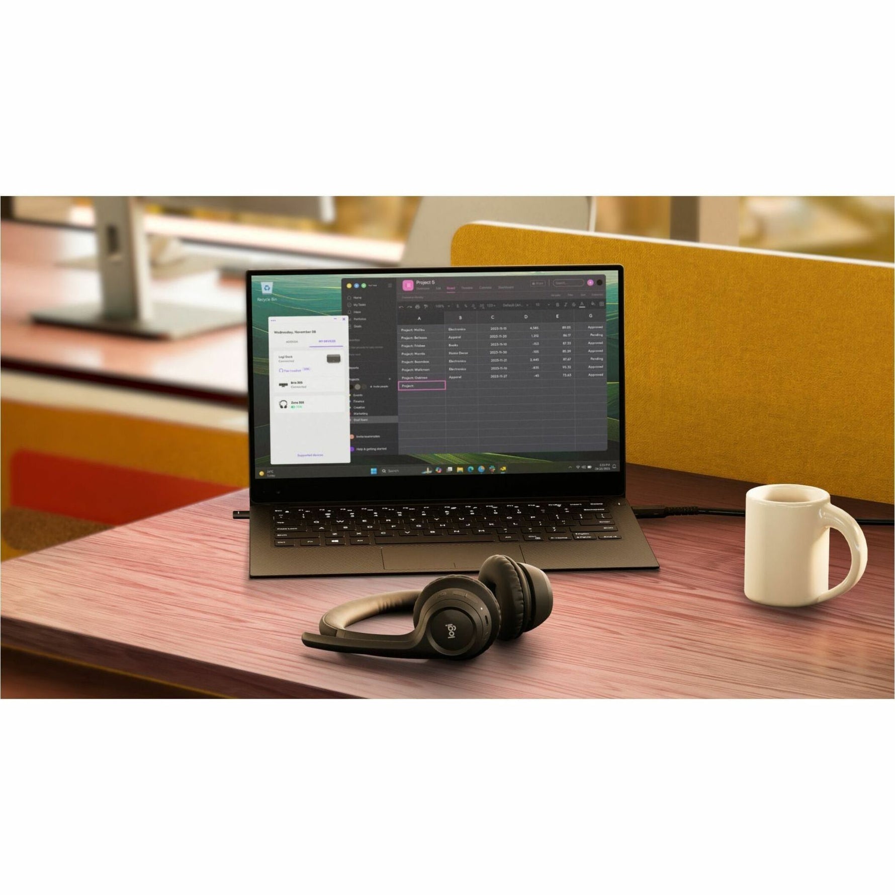 Logitech Zone 305 Wireless Over-the-head, On-ear Stereo Headset - Alternate view 10