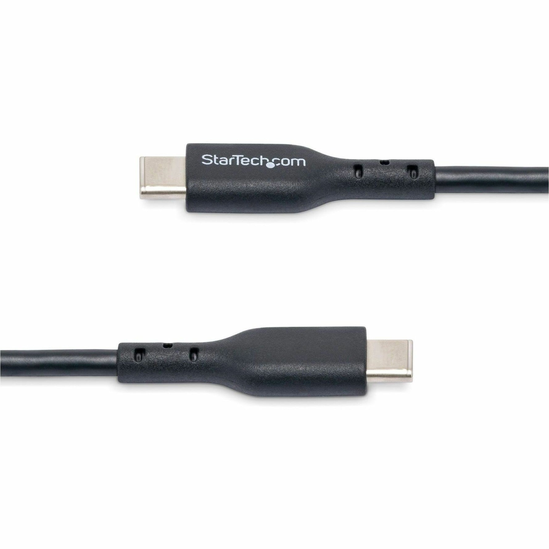 USB-C Charging Cable supports 60W/3A Power Delivery and 480Mbps; Fast Charge from a USB-C wall charger/power bank; Works w/USB-C laptops/tablets; Color: White; O.D.: 3.5mm; Jacket: TPE w/Braided Shiel - Alternate view 6