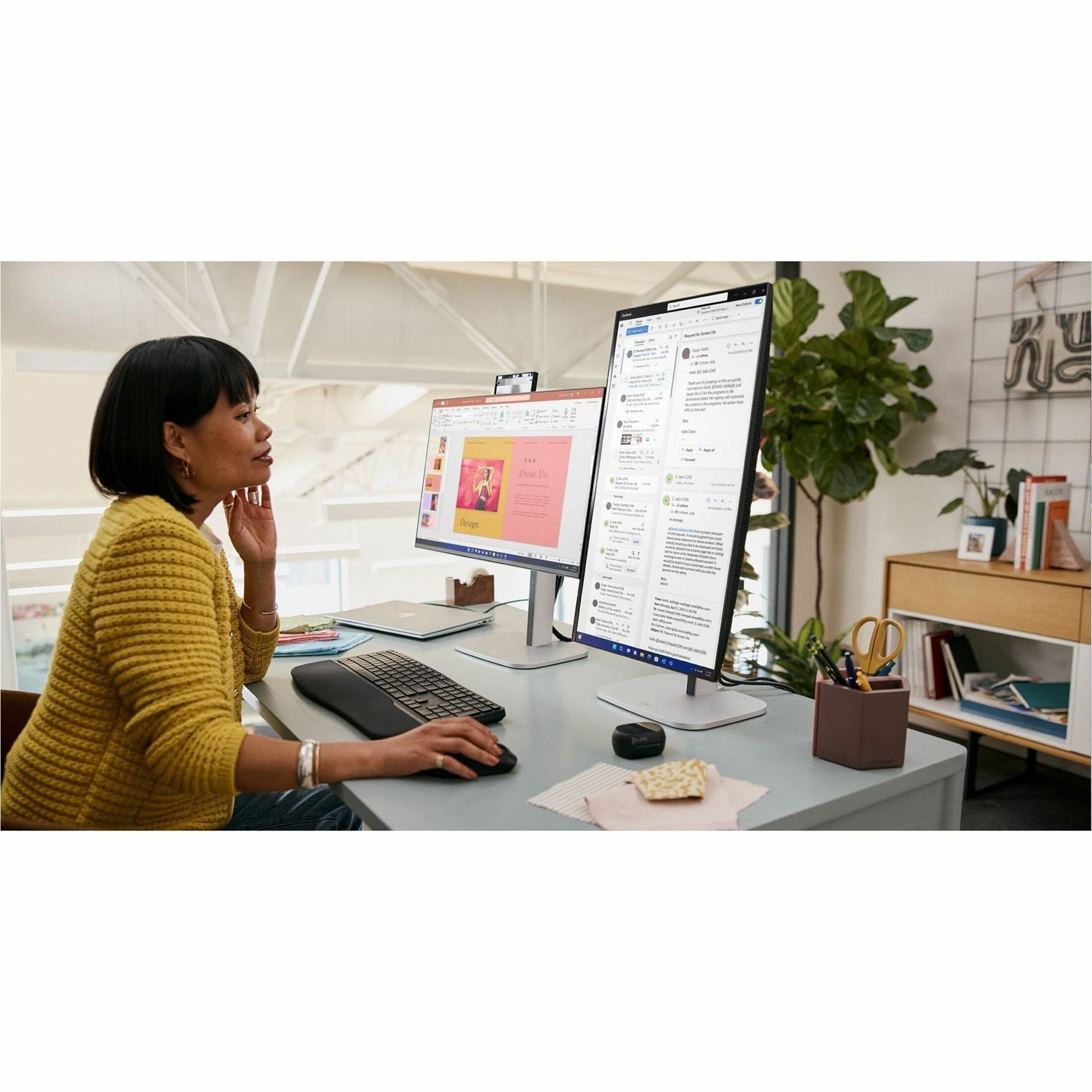 HP 524pf 24' Class Full HD LED Monitor - 16:9 - Jet Black