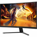 AOC CQ32G4E 32' Class WQHD Curved Screen Gaming LCD Monitor - Black, Red - Left view