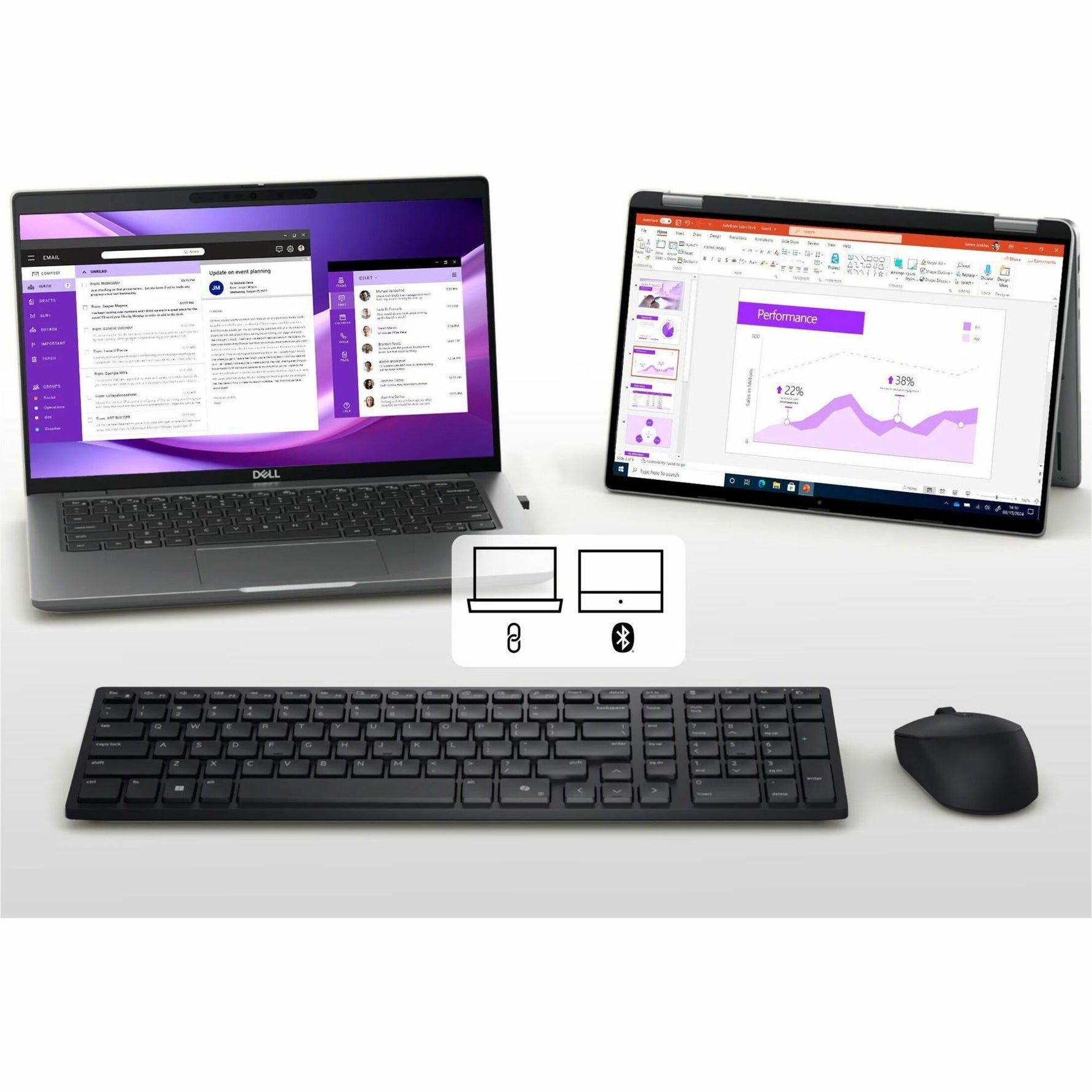 Dell KM555 Keyboard & Mouse - English (US) - Alternate view 18