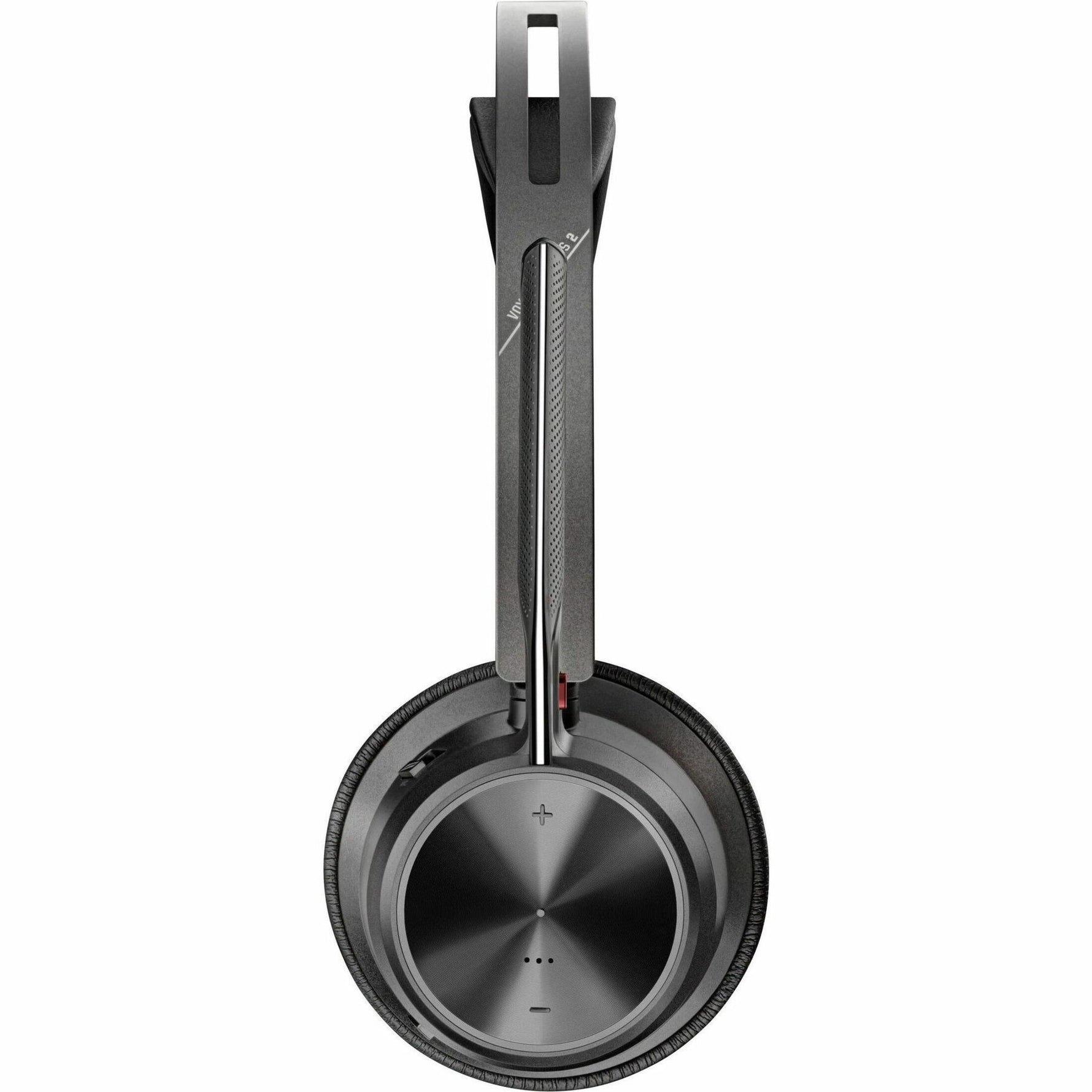 Poly Voyager Focus 2 Wired/Wireless Over-the-head Stereo Headset - Black - Right view