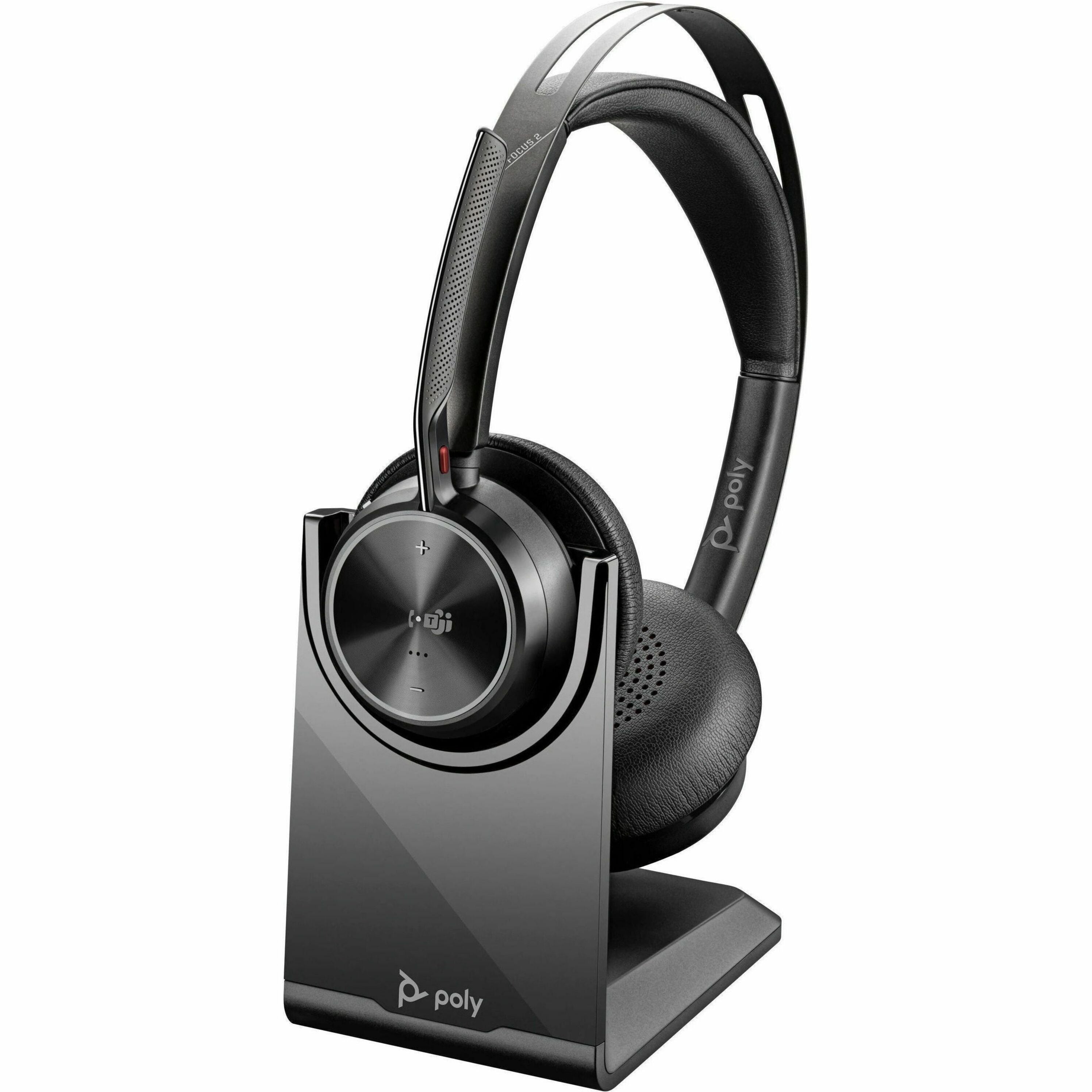 Poly Voyager Focus 2 Wired/Wireless Over-the-head Stereo Headset - Black