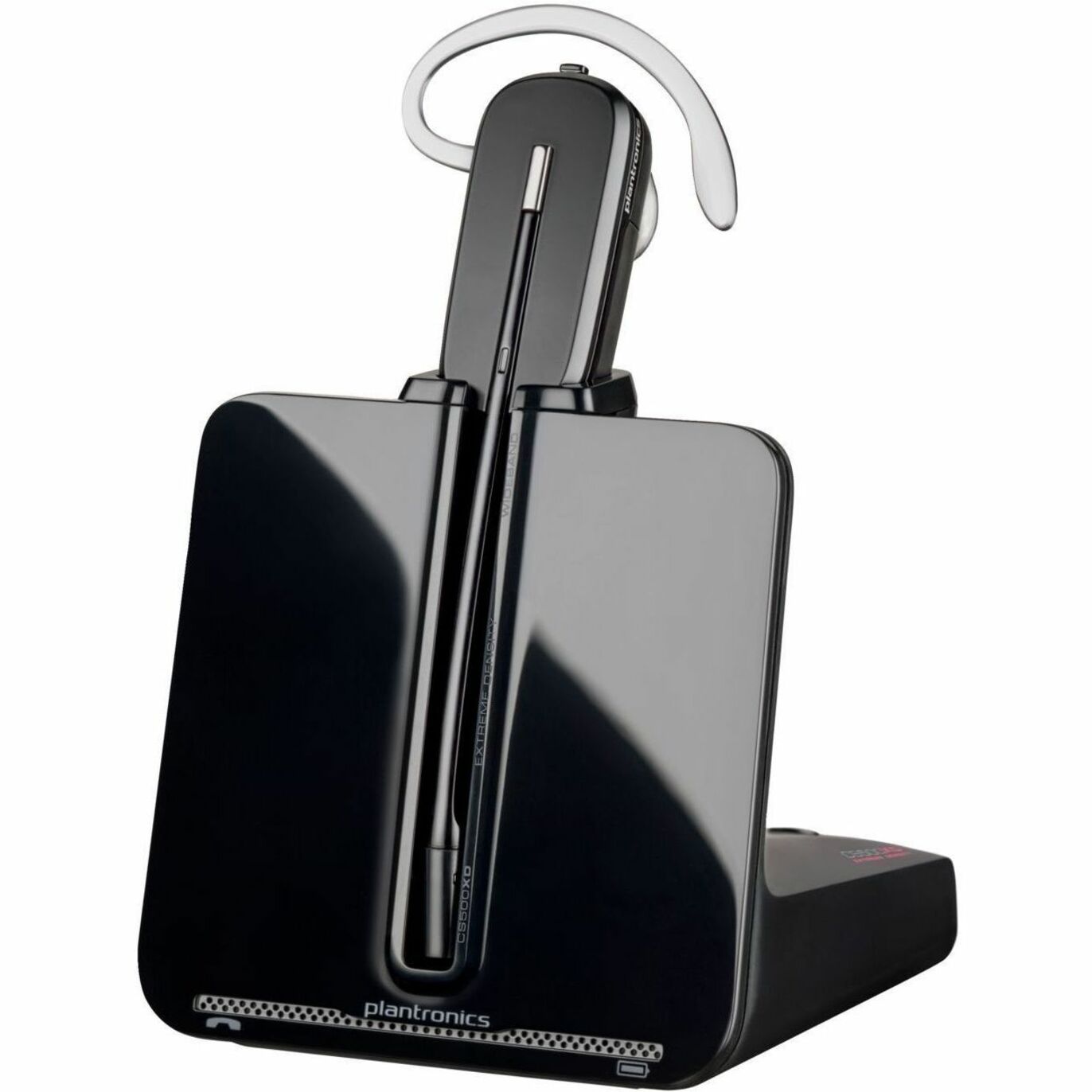 Poly CS540A Wireless Over-the-head, Over-the-ear, Behind-the-head Mono Earset - Black - Right view