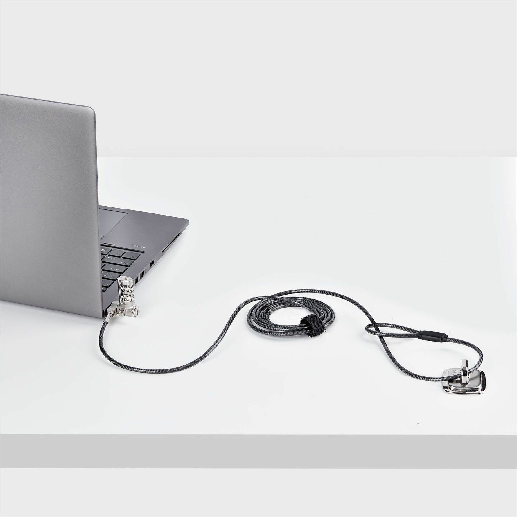 StarTech.com Universal Laptop Cable Lock 6.6ft, Serialized Combo Security Cable For Notebook, Compatible w/Noble Wedge&reg;/Nano/K-Slot - Alternate view 7
