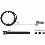 StarTech.com Universal Laptop Cable Lock 6.6ft, Serialized Combo Security Cable For Notebook, Compatible w/Noble Wedge&reg;/Nano/K-Slot - Alternate view 9