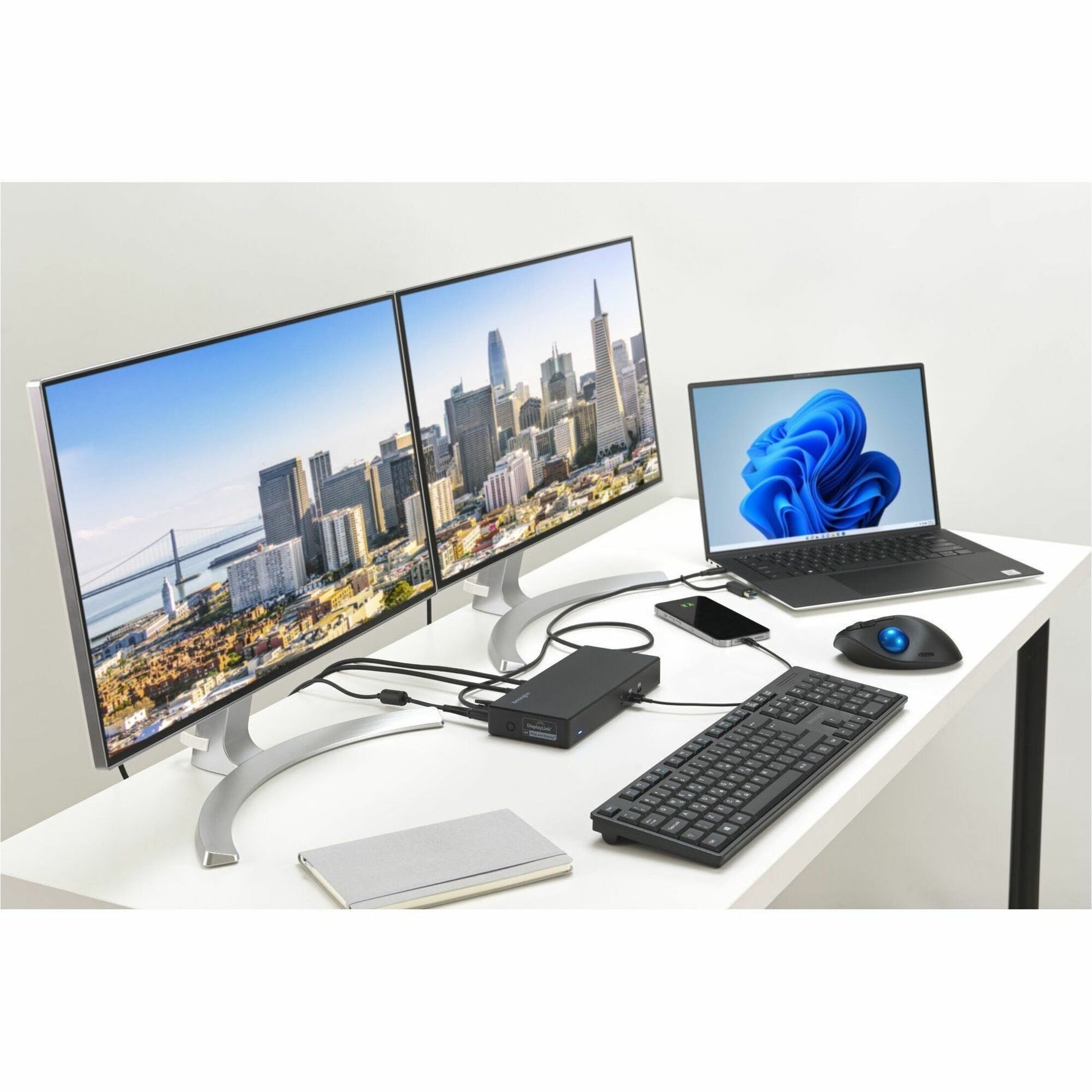 Kensington SD4781P USB Type C Docking Station for Notebook, Monitor - Charging Capability - 170 W - Black - Desktop - Alternate view 8