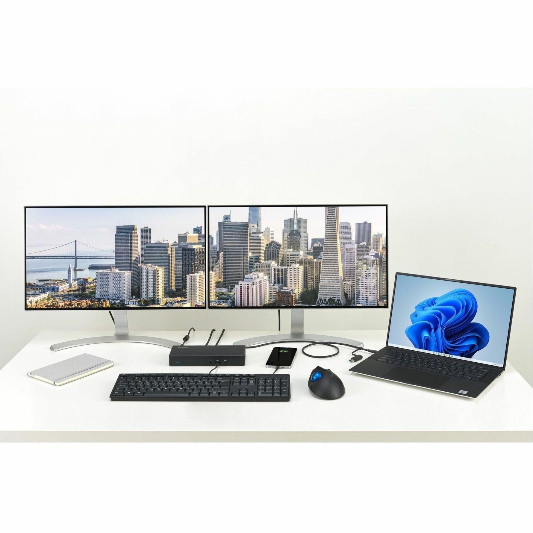 Kensington SD4781P USB Type C Docking Station for Notebook, Monitor - Charging Capability - 170 W - Black - Desktop - Alternate view 9