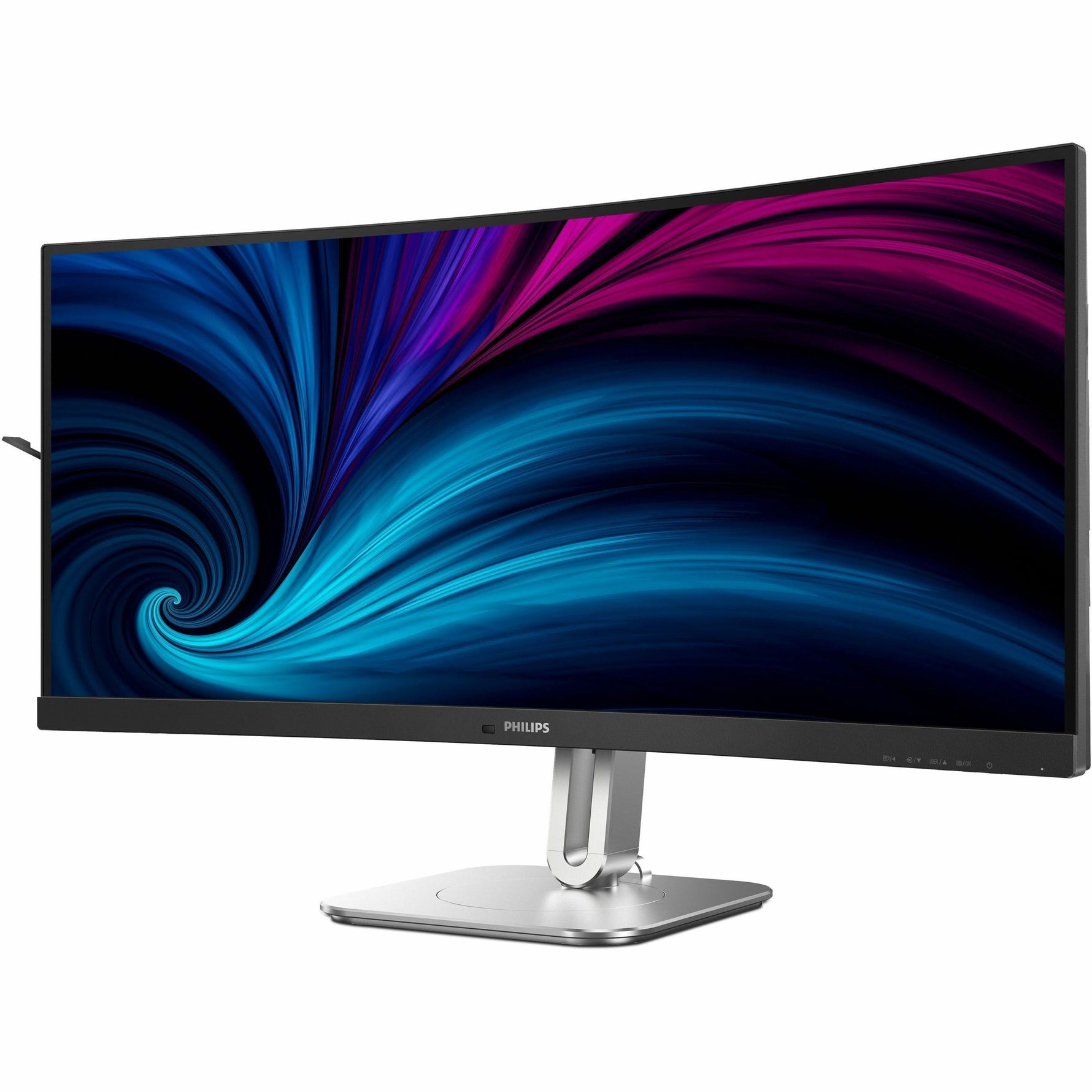 Philips 34B2U5600C 34' Class WQHD Curved Screen LCD Monitor - 21:9 - Left view