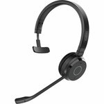 Jabra Evolve 65 TE Wireless Over-the-head, On-ear Mono Headset - Black - Left view