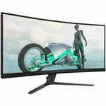 Evnia 34M2C3500L 34' Class WQHD Curved Screen Gaming LED Monitor - 21:9 - Textured Charcoal - Right view